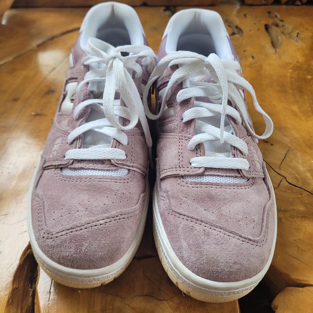 New Balance 550 Womens Sneakers Size 8.5 Pink Suede Retro Streetwear Y2K - Picture 5 of 13